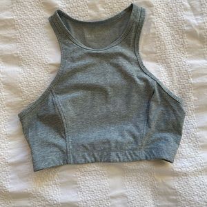 Outdoor Voices Athena Crop Top - Blue Quartz - Women's Medium Sports Bra